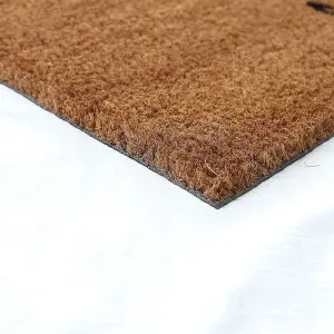 Coco&Coir Door Mat Indoor Natural Coir Welcome Mat Durable Long-Lasting Home Design (45cm x 75cm) SWEET HOME