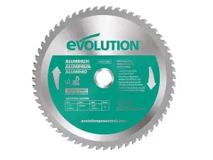 Evolution Aluminium Cutting Circular Saw Blade 185 x 20mm x 60T