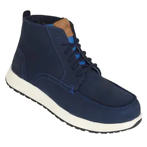 Himalayan Vintage S3 Navy Nubuck Composite Toe Safety Boots with Midsole