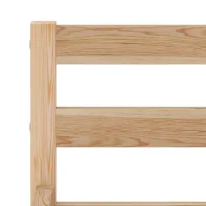 Berkfield Bed Frame Solid Pine Wood 90x200 cm