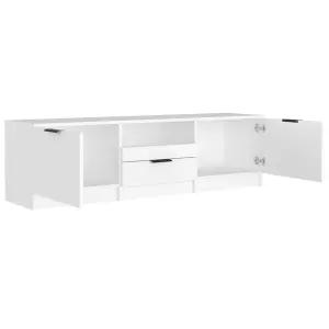 vidaXL TV Cabinet White 140x35x40 cm Engineered Wood