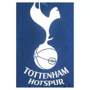 Tottenham Hotspur FC Official Crest Design Cushion Navy/White (One Size)