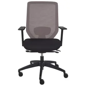 Beliani Traditional Office Chair Taupe VIRTUOSO