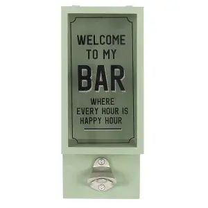 Something Different Garden Bar Plaque Green (One Size)