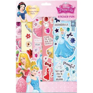 Disney Princess Fun Stickers (Pack Of 5) Multicoloured (One Size)