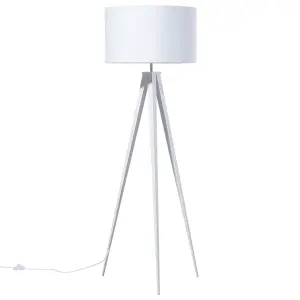 Tripod Floor Lamp White STILETTO