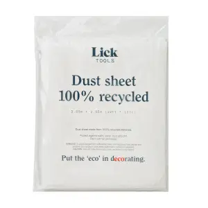 LickTools Large 100% Recycled Plastic Dust sheet