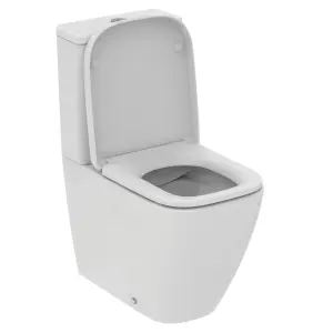 Ideal Standard i.life S White Back to wall Square Toilet set with Soft close seat & Close coupled cistern