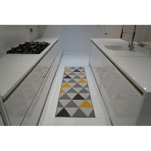 Yeprad Door Mat Grey/Yellow / Rectangle 57 x 90cm