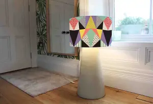 Retro memphis style Geometrics (Ceiling & Lamp Shade) / 45cm x 26cm / Lamp Shade