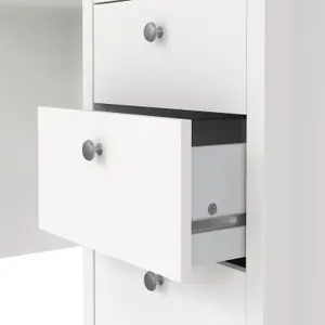 Madrid Desk with 3 drawers White