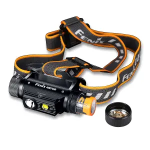 Fenix HM70R, USB-C Rechargeable Work / Caving Head Torch - 1600 lm - 186m Beam - Rugged for Tough Environments - IP68 Waterproof