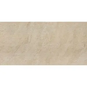 RAK 60x120 20mm Carmo Stone Outdoor Ivory Matt  Unglazed Stone Effect Porcelain Outdoor Paving Tile - 0.72m² Pack of 1