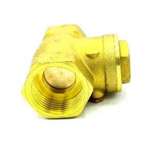 Invena 6/4 Inch Clack Non-Return Valve Brass Swing One-way Check Valves