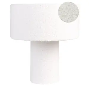 Boucle Table Lamp White LALANA