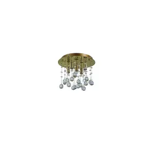 Luminosa Moonlight  5 Light  Small Ceiling Pendant Gold, G9