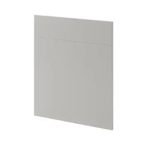 GoodHome Stevia Matt pewter grey Slab Drawerline door & drawer front 600mm