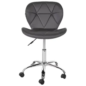 Desk Chair Graphite Grey VALETTA