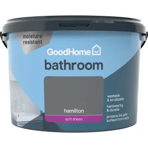 GoodHome Bathroom Hamilton Soft sheen Emulsion paint, 2.5L