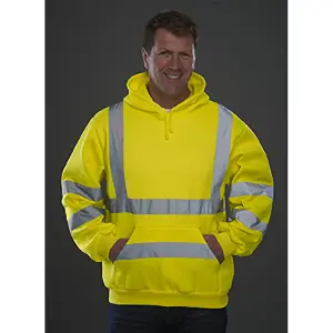 Yoko Mens Hi Vis Reflective Hoodie