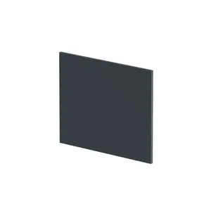 Fusion 700Mm Shower Bath End Panel Satin Anthracite