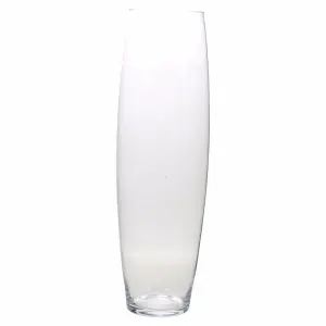 URBNLIVING 60cm Tall Cylinder Clear Glass Flower Vase Decoration Home Wedding Decor Party