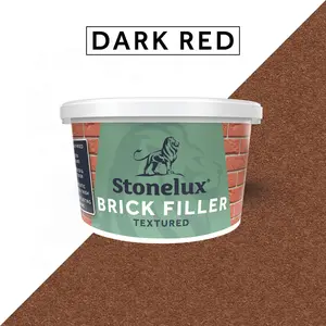 Stonelux Brick Repair Filler 0.7kg Dark Red Filler Brick Effect Filler