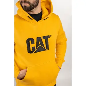 Caterpillar - Trademark Hooded Sweatshirt - Yellow - Large