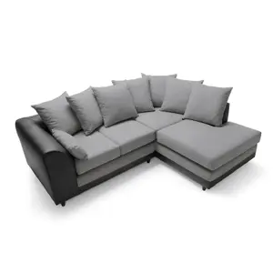 Dylan Corner Sofa Right Facing in Cool Grey