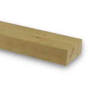 PACK OF 15 (Total 15 Units) - 100mm x 200mm (8" x 4") Sawn Timber Carcassing Wood Softwood Timber - 4.8m Length