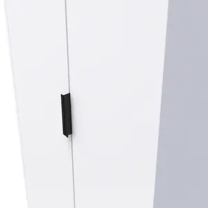 Madrid 2 Door Wardrobe in White Matt (Ready Assembled)