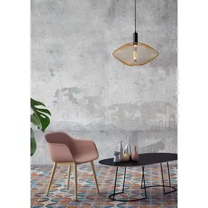 Lucide Mesh Modern Pendant Light 45cm - 1xE27 - Matt Gold, Brass