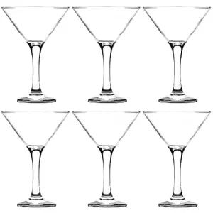 Queensway Home & Dining 175ml 6 Pcs Martini Glasses Cocktails Party Drinks Stemware