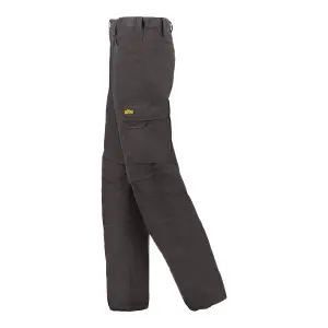 Site Sember Black Men's Multi-pocket trousers, W32" L32"