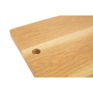 Interiors by Premier Rectangular Oak Wood Chopping Board