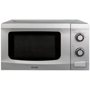 Abode AMM2001S, 20L Manual Microwave in Silver