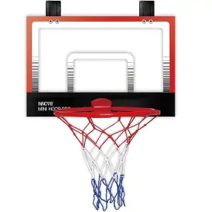 Mini Basketball Hoop Net Indoor Over the Door Backboard With Ball Pump Game Set