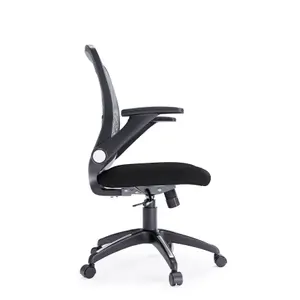 Toronto Office Chair with Wheels in Black