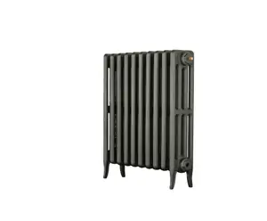 Arroll Neo-Classic Cast grey 4 Column Radiator, (W)634mm x (H)660mm