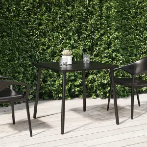 Berkfield Garden Table Anthracite 80x80x71 cm Steel