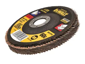 DeWalt DT30622 Extreme Metal Flap Disc 125mm for Tough Grinding Tasks