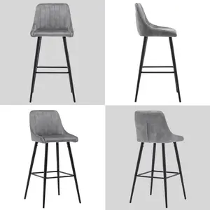 Bar Stool Wifrith (Set of 2) Grey