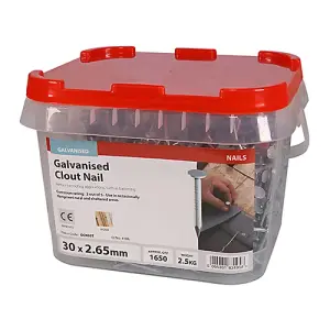 TIMCO Clout Nails Galvanised - 30 x 2.65