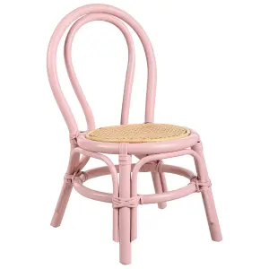 Rattan Kids Chair Pink KALIVIA