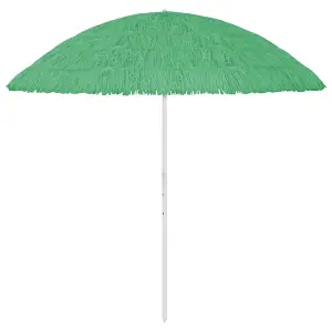 Berkfield Hawaii Beach Umbrella Green 300 cm