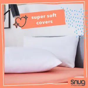 Snug Snuggle Up Medium Hypoallergenic Pillow, Pair of 2