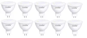 ExtraStar 6W LED Bulb MR16 natural light 4200K pack of 10