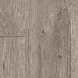 Brown Wood Effect Anti-Slip Vinyl Flooring For Kitchen, Bathroom, LivingRoom, 2.5mm Thick Vinyl Sheet-3m(9'9") X 3m(9'9")-9m²