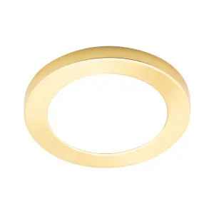 Litecraft Brass Magnetic Bezel For 12W Darly Bathroom Flush Ceiling Light