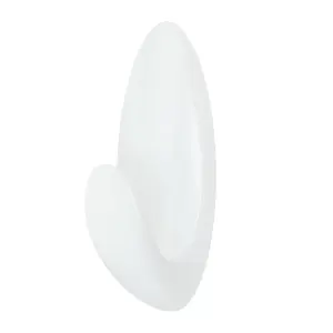 3M Command Medium Clear Bath Hook (Holds)1.3kg, Pack of 2